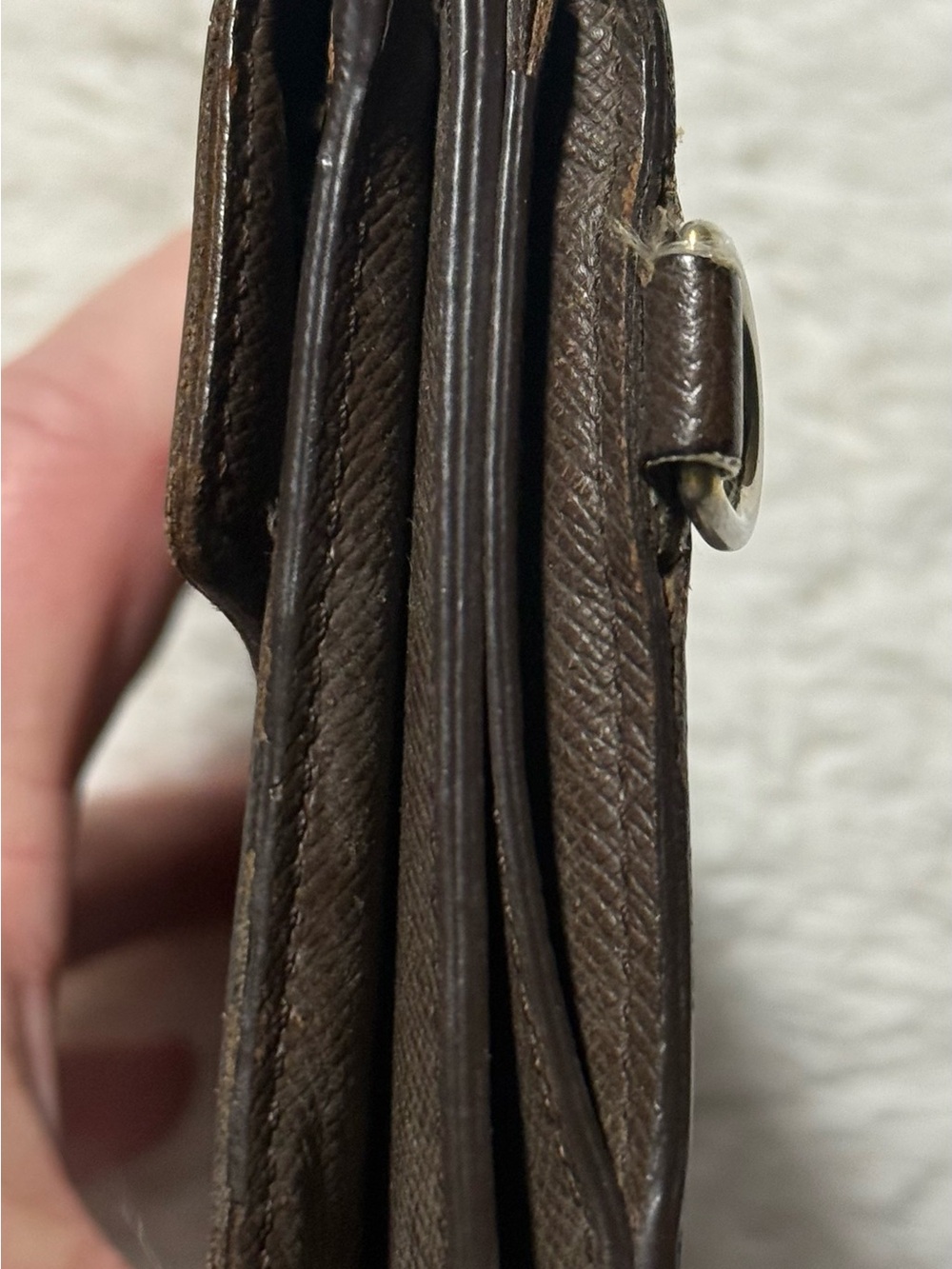 Vintage Louis Vuitton Damier Ebene Portefeuille Long Wallet - Picture 5 of 12